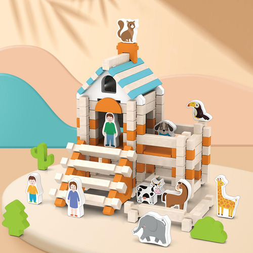 120 Piezas Diy Modelo De Construcción Kits De Casa De