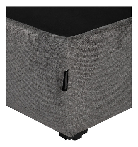 Base Cama Queen Size Dicasa Base Gris Oscuro