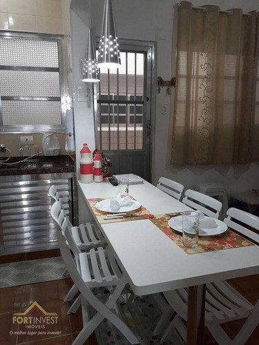 Imagem 3 de 10 de Apartamento Com 1 Dormitório À Venda, 42 M² Por R$ 170.000 - Vila Guilhermina - Praia Grande/sp - Ap2758