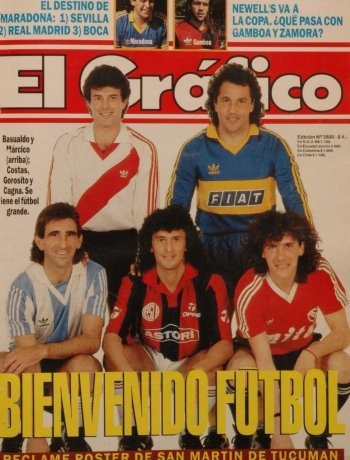 El Grafico 3800 Que Camiseta Se Pondra Maradona?