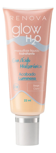 Renova | Maquillaje Glow H2o Con Ácido Hialurónico Fps 18
