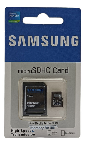 Microsd Samsung 4gb Color Azul