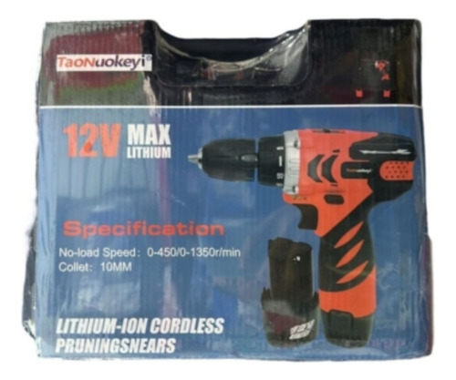 Taladro Atornillador Inalámbrico 10 Mm 12v