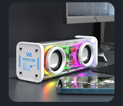 General Bocina Bluetooth Mech V8 Doble Bocina V1 Bajos