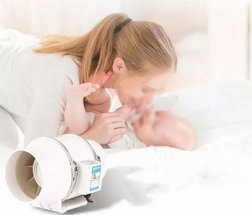 . Extractor De Aire Tubo Axial De 4 Pulgadas
