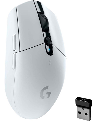 Mouse gamer de juego inalámbrico Logitech  Serie G Lightspeed G305 white