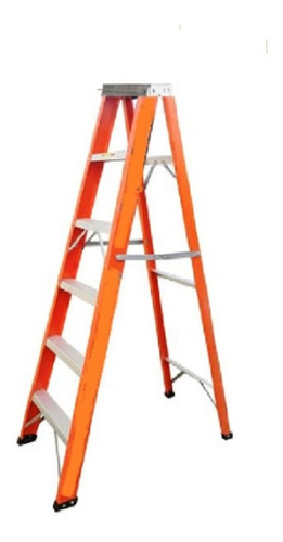 Imagen 1 de 3 de Escalera Tijera Aladino 6 Tramos Altura 1.83 M