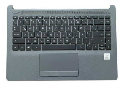 Teclado Hp Pavilion Tapa Mouse Gris Oscuro 14-cf000 14-cf Or