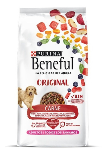 Imagen 1 de 1 de Purina Beneful Original Sabor Carne Adulto 10kg