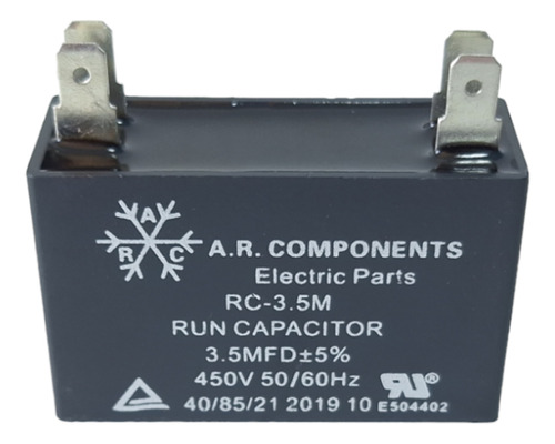 Capacitor A.r.components 3.5 Mfd X 450 V 8und