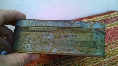 Antigua Lata Litografiada Botiquin Seguro L Franco Argentina (Usado)
