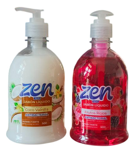 Zen Jabón Líquido Para Manos Antibacterial Humectante Aroma