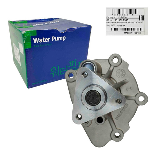 Imagen 6 de 10 de Bomba Agua Kia Optima 2.0 2005 2006 2007 Original