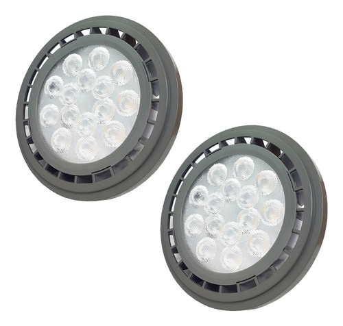 Set X2 Focos Led Macroled Nd111-11 Dicroica Fria 11w  Gu10