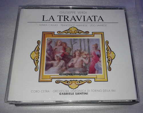 La Traviata De Verdi Boxset Aleman De 2 Cds  Callas Albanese