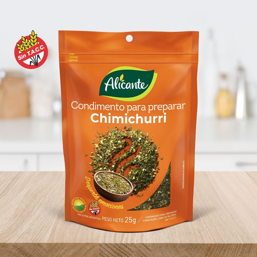 Condimento Alicante Para Preparar Chimichurri X 25 Gr