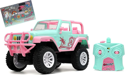 Girlmazing 1:16 Jeep Wrangler Rc Radio Control Car, Jug...