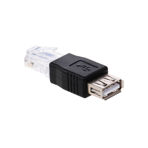 Adaptador Usb Para Rj45 Usb2.0 Fêmea Para Ethernet Rj45