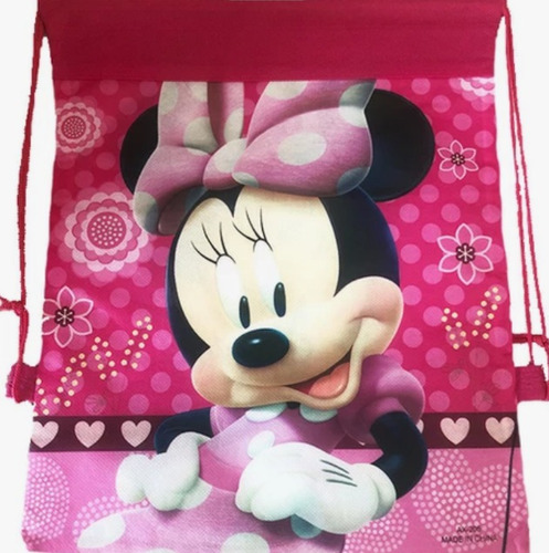 Bolsos Tula Minnie - Mickey  Para Cotillones, Rifas Y Más.