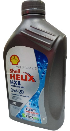 Aceite 0w20 Sintetico Shell Helix Hx8
