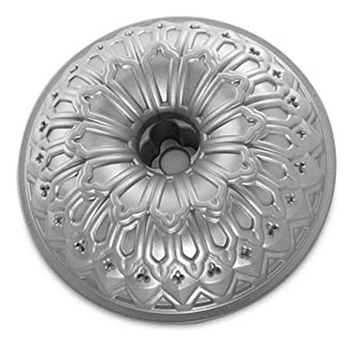 Nordic Ware Stained Glass Bundt Pan, Metálico.