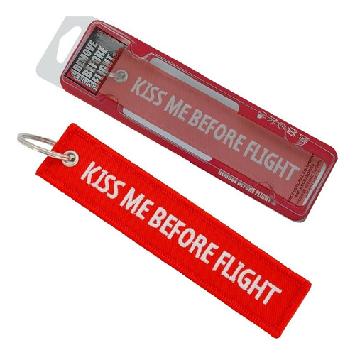 Llavero Kiss Me Before Flight - Remove Before Flight ®