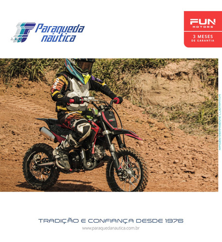 Imagem 11 de 14 de _ Mini Moto Fun Motors Laminha 100cc