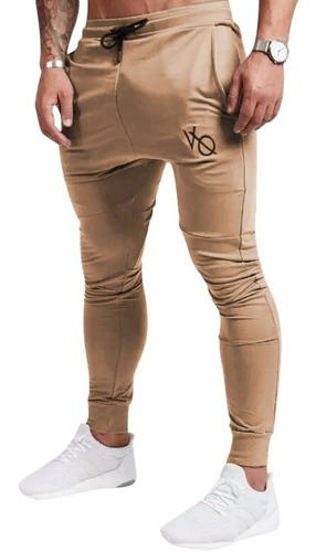 Imagen 4 de 10 de Pants Jogger Deportivo Slim Fit Vanquish Fitness V Q Bordado