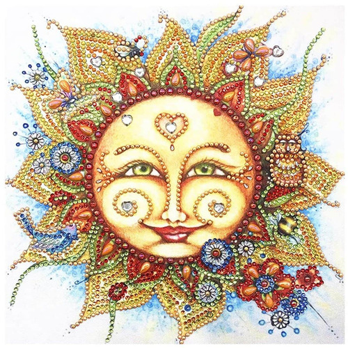 Sun Flower Goddess 5d Kits De Pintura De Diamantes De F...