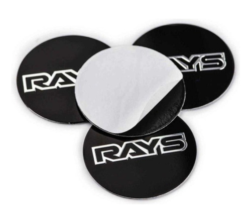 4 X Tapa Cubo Centro De Rin Lujo Volk Rays 60mm Emblema 56mm