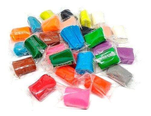 Imagem 5 de 7 de Big Balde Massinha Acrilex C/ 30 Massas Soft Sortidas 1,5kg