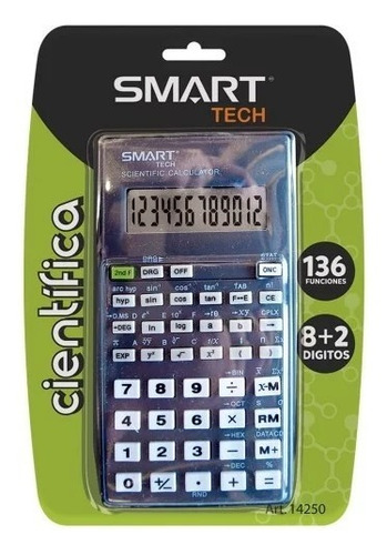 Calculadora Científica Smart Tech 136 Funciones 8+2 Dígitos