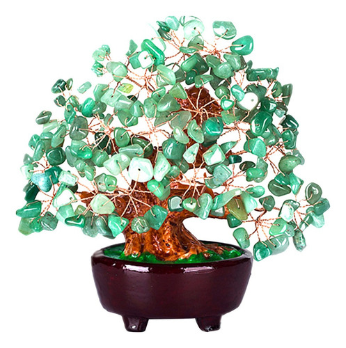 Para Mini Árvore Dinheiro Cristal Bonsai Estilo Feng Shui