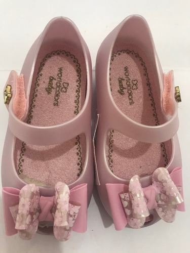 Sapatilha Worldcolors Confeti Baby Nº 17/18 - Rosa Perolado