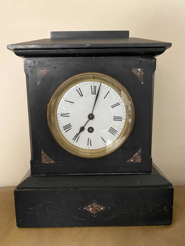 Reloj Antiguo De Mármol Siglo Xix (Usado)