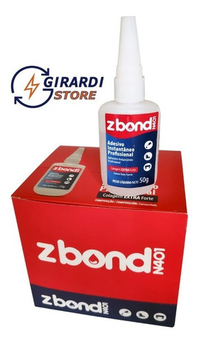 Cola Instantânea Z Bond N401 50g Profissional Super Bonder 