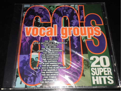 Vocal Groups 20 Súper Hits Varios Intérpretes Cd Nuevo