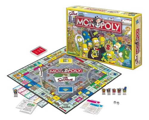 Juego De Mesa Monopoly Los Simpsons Hasbro Premium