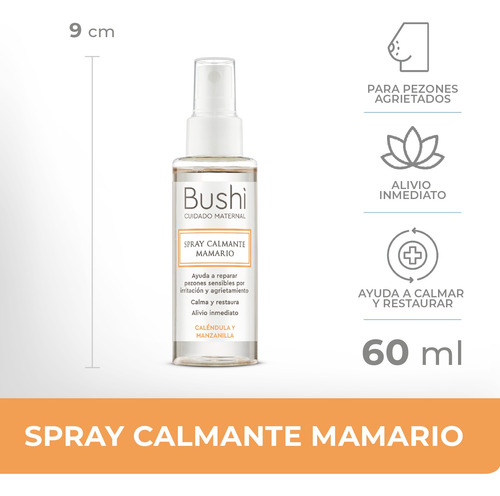 Spray Mamario Bushi Calmante X 60 Ml