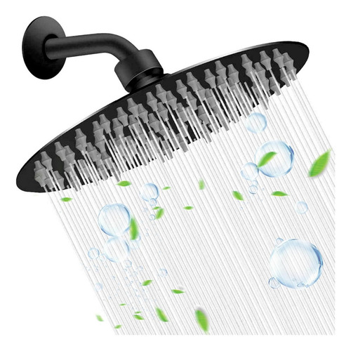 Ducha De Lluvia 8'' Acero Inoxidable Con Filtro Y Boquilla