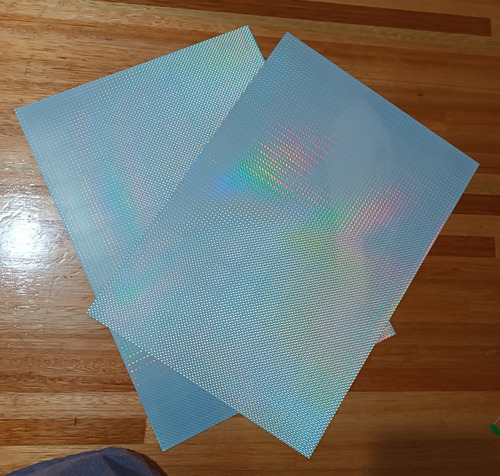 Papel Fotográfico Holográfico Autoadhesivo X 20 - Snakeskin