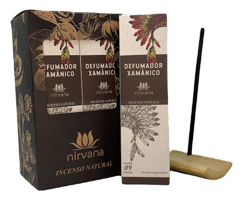 Incenso Defumador Nirvana - Tradicional - Aromas Fragrância Defumador Xamânico