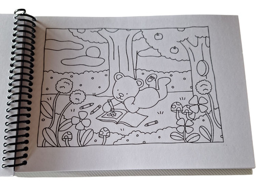Bobbie.goods Para Colorir Caderno Arco Iris 40 Desenhos