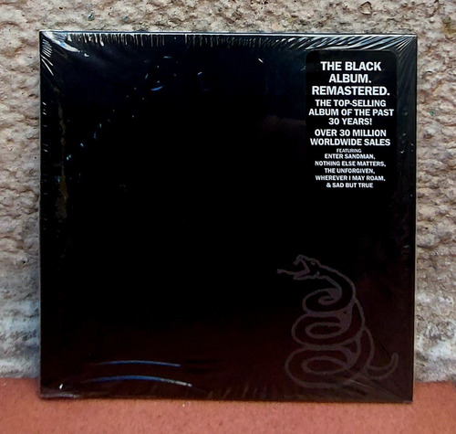 Imagen 1 de 3 de Metallica - Black Album (edición Usa Remasterizada.) Cd