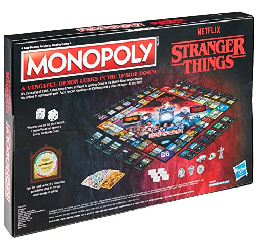 Monopoly: Netflix Stranger Things Edition - Juego De Mesa Pa