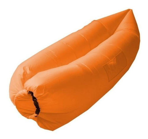Sofá Inflable Portátil Color Naranja Sofa-02