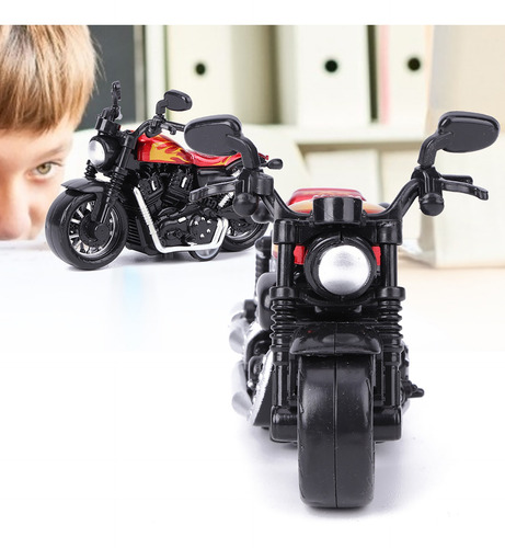 Liga Moto Toy Modelo Altamente Simulação Crianças Kid Pul