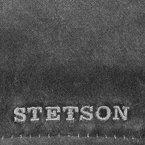 Gorra Plana Stetson Level De Algodón Desgastado Con Pico De