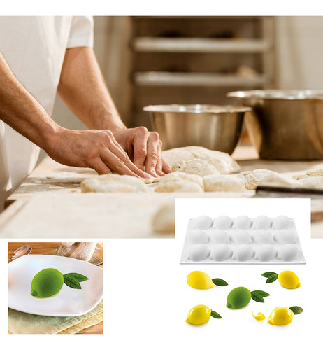 Moldes De Silicona For Mousse Y Chocolate Con Limón For Uso
