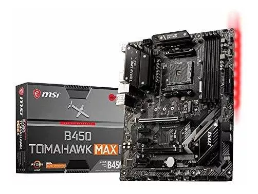 Mother Msi B450 Tomahawk Max Ii Gaming Amd Ryzen 3000 3rd Ge